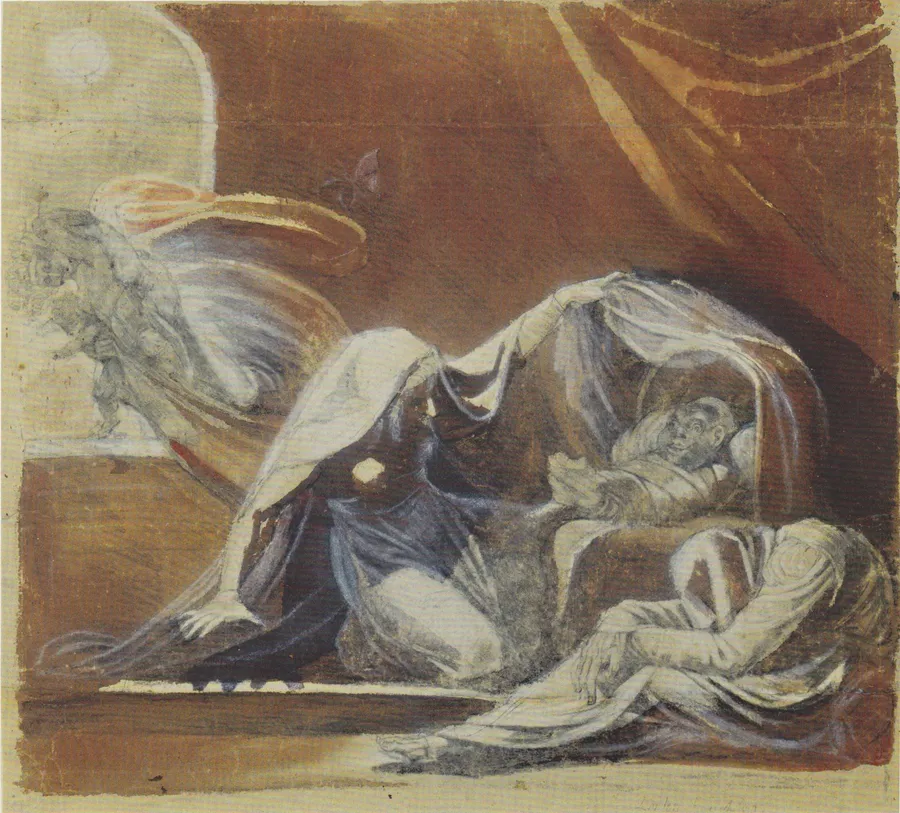Der Wechselbalg (Le changeling), tableau de Johann Heinrich Füssli, 1780.