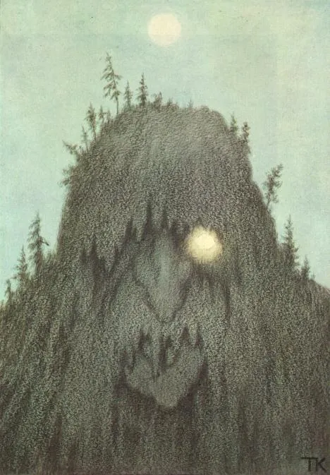 « Skogtroll » (Troll de la forêt), Theodor Kittelsen, 1906.