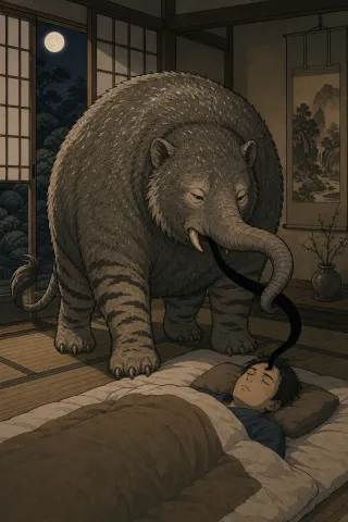 Baku, créature du folklore (Japon)