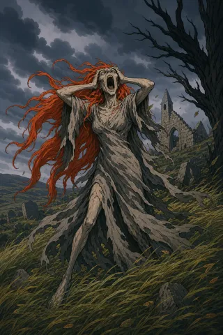 Banshee, créature du folklore (Irlande)