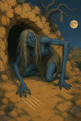 Black Annis, créature du folklore (Leicestershire)