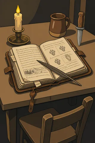 Le Carnet du père, créature du folklore (Gévaudan)
