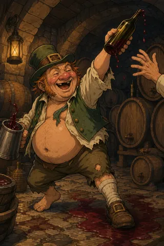 Clurichaun, créature du folklore (Irlande)