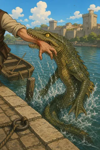 Drac, créature du folklore (Beaucaire)