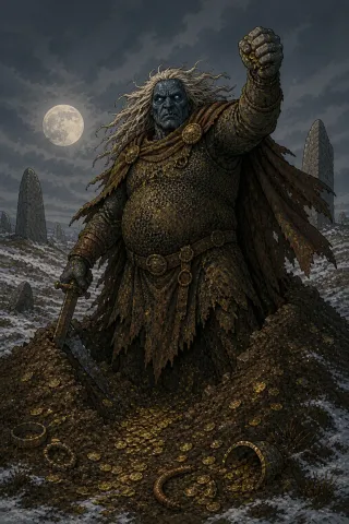 Draugr, créature du folklore (Scandinavie)