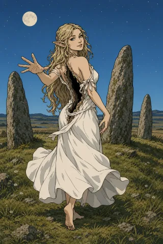 Elverpige, créature du folklore (Danemark)