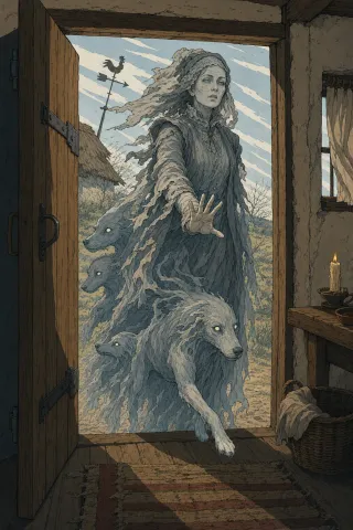 Frau Gaude, créature du folklore (Mecklembourg)