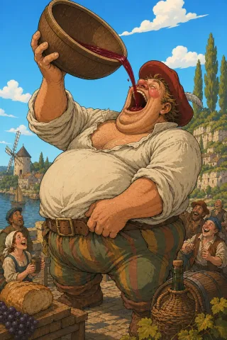 Gargantua, créature du folklore (Touraine)