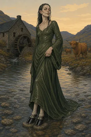 Glaistig, créature du folklore (Highlands d'Écosse)