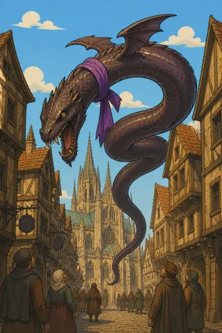 Graoully, créature du folklore (Lorraine messine)