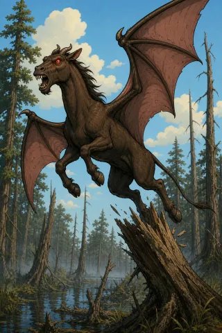 Diable de Jersey, créature du folklore (New Jersey)