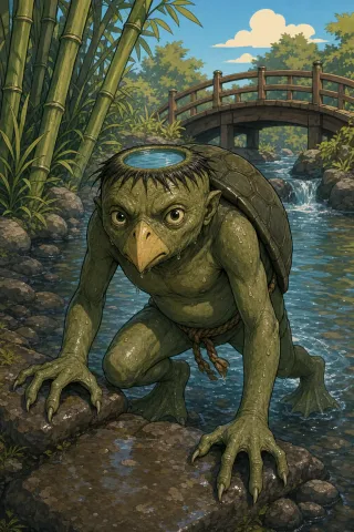 Kappa, créature du folklore (Japon)