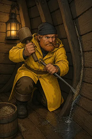 Klabautermann, créature du folklore (Mer Baltique)