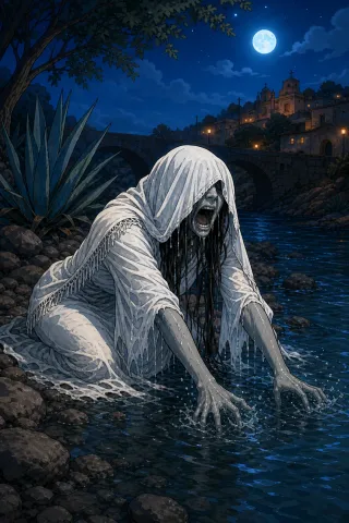 La Llorona, créature du folklore (Mexique)