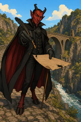 Le Diable, créature du folklore (Auvergne)