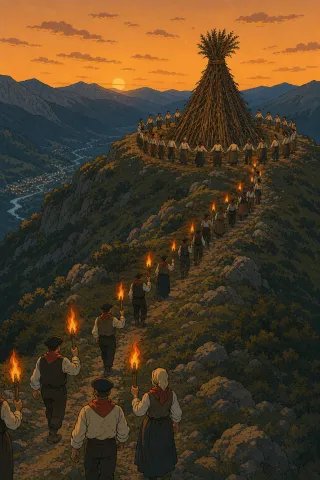 Le Jour le plus long, créature du folklore (Pyrénées)