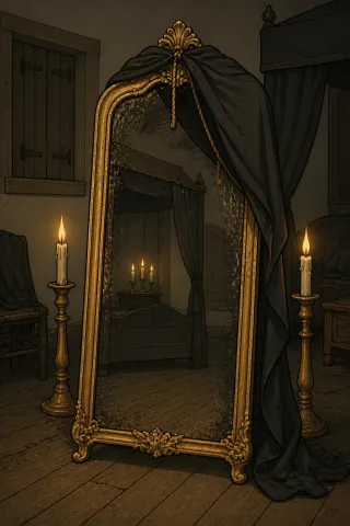 Le Miroir voilé, créature du folklore (Normandie)