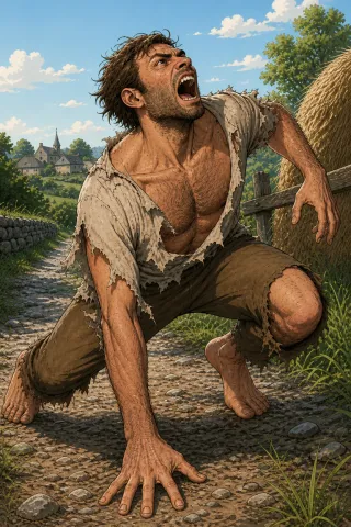 Loup-garou, créature du folklore (Berry)
