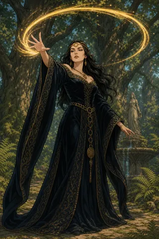 Fée Morgane, créature du folklore (Brocéliande)