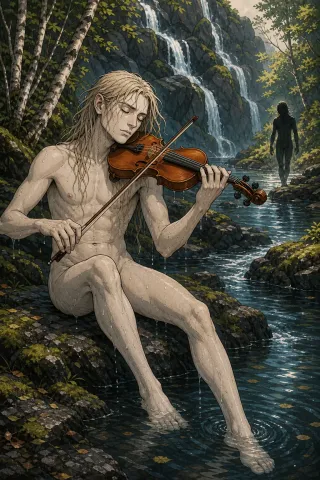Nøkken, créature du folklore (Norvège)