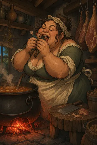 Ogresse, créature du folklore (Perrault)