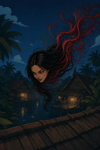 Penanggalan, créature du folklore (Malaisie)