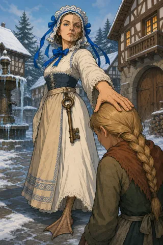 Perchta, créature du folklore (Bavière)