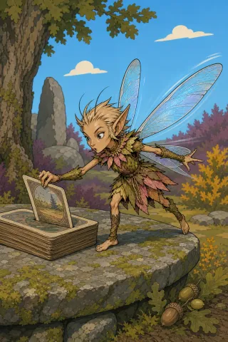 Pixie, créature du folklore (Cornouailles)