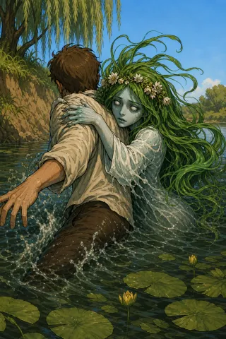 Rusalka, créature du folklore (Ukraine)