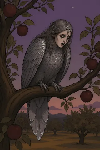 Sirin, créature du folklore (Russie)