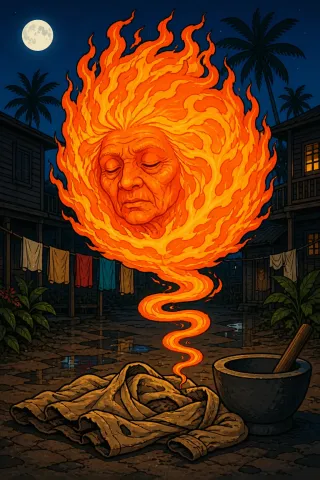 Soucouyant, créature du folklore (Trinidad)