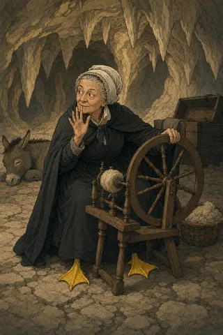Tante Arie, créature du folklore (Franche-Comté)