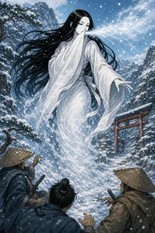 Yuki-onna, créature du folklore (Japon)