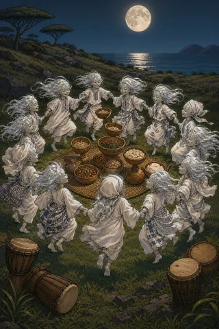 Yumboes, créature du folklore (Sénégal)