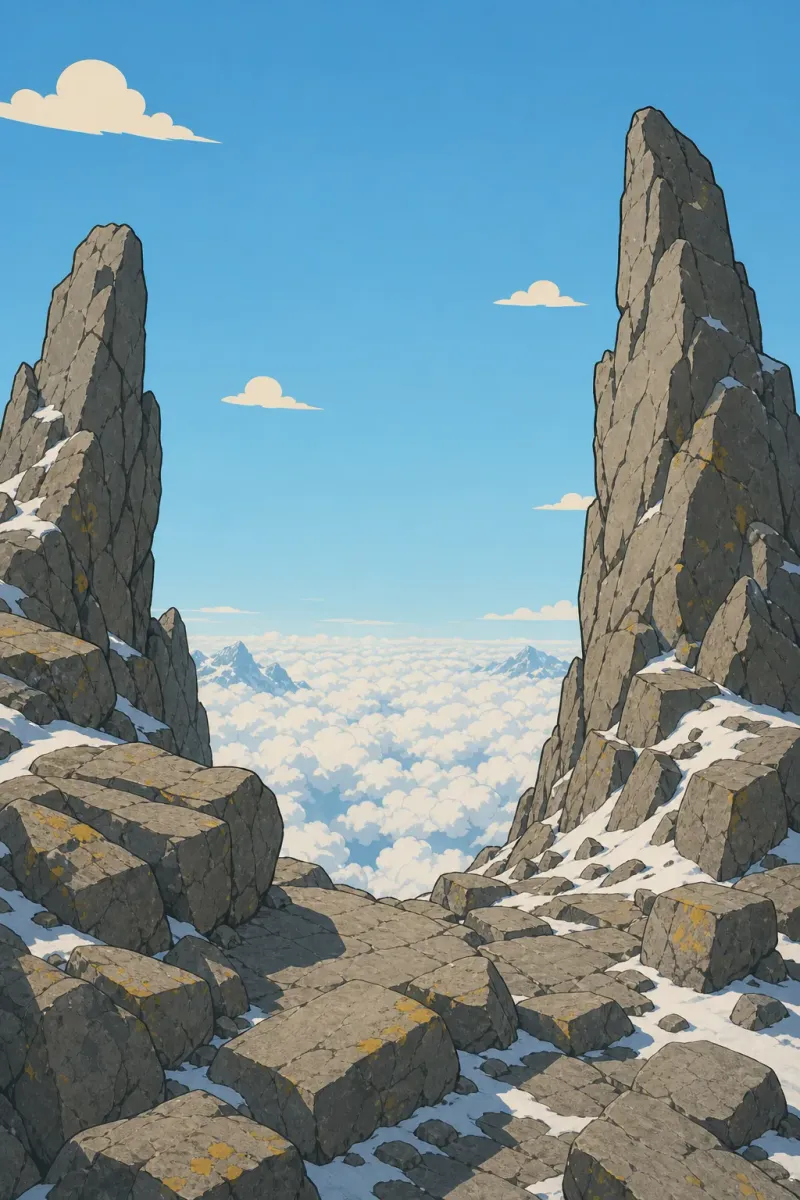 Cime des géants, lieu légendaire du jeu Crie au loup