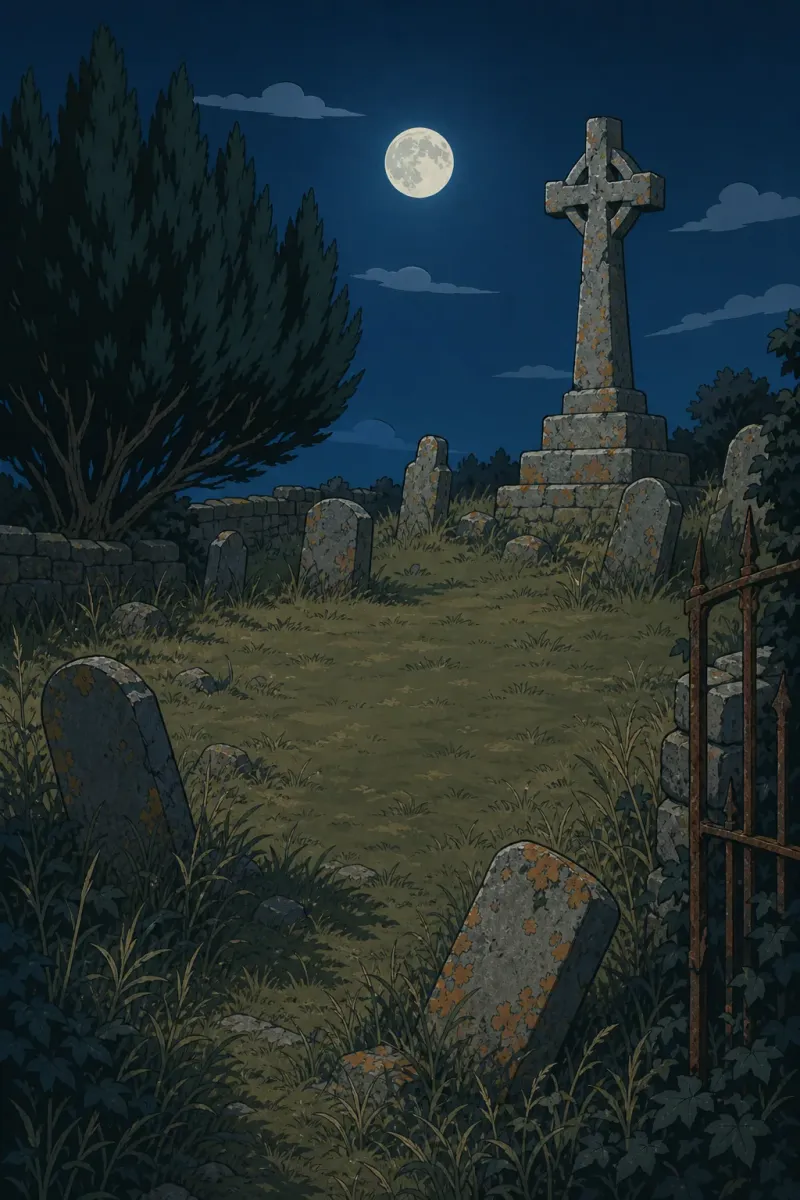 Cimetière abandonné, lieu légendaire du jeu Crie au loup
