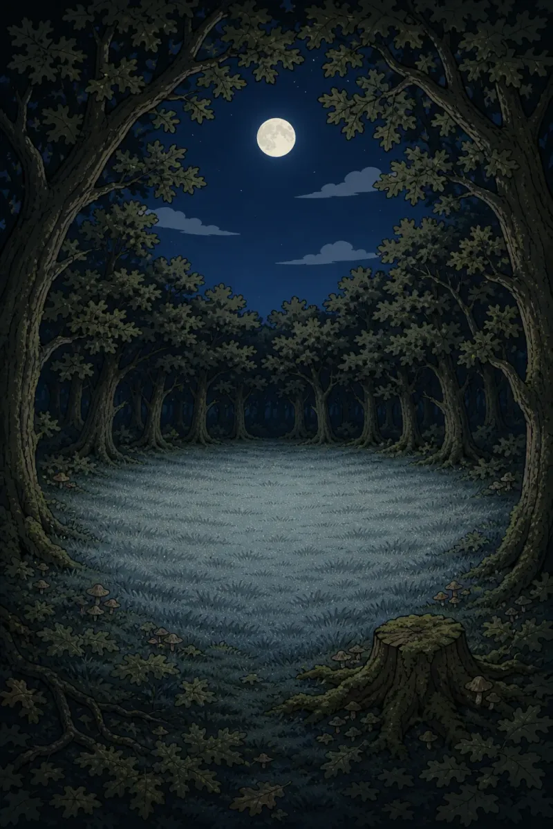 Clairière de lune, lieu légendaire du jeu Crie au loup