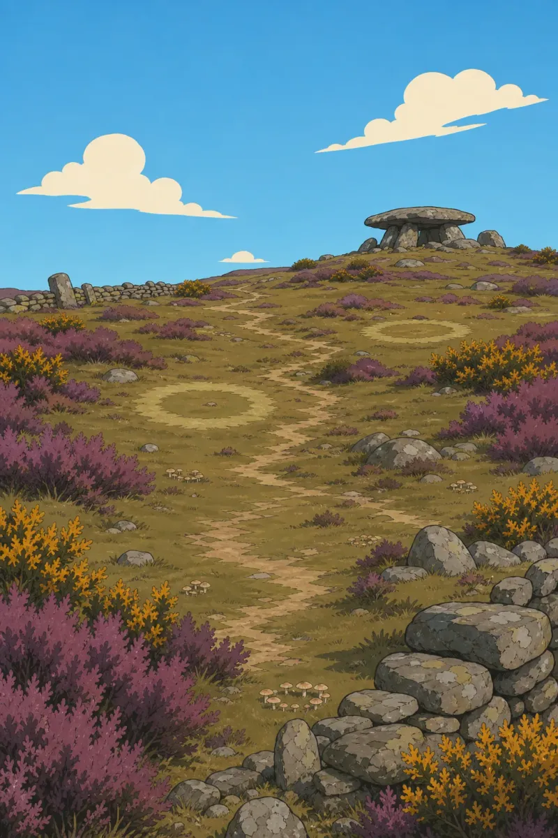 Lande aux korrigans, lieu légendaire du jeu Crie au loup