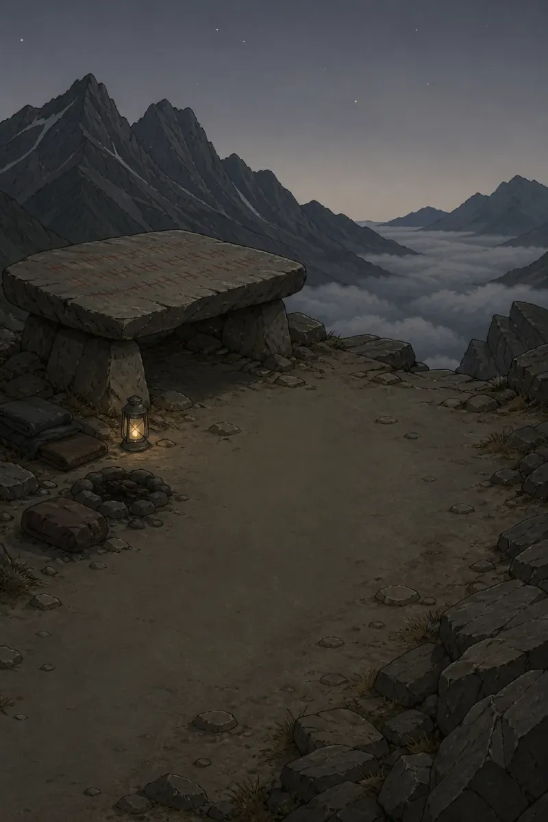 Pierre des veilleurs, lieu légendaire du jeu Crie au loup
